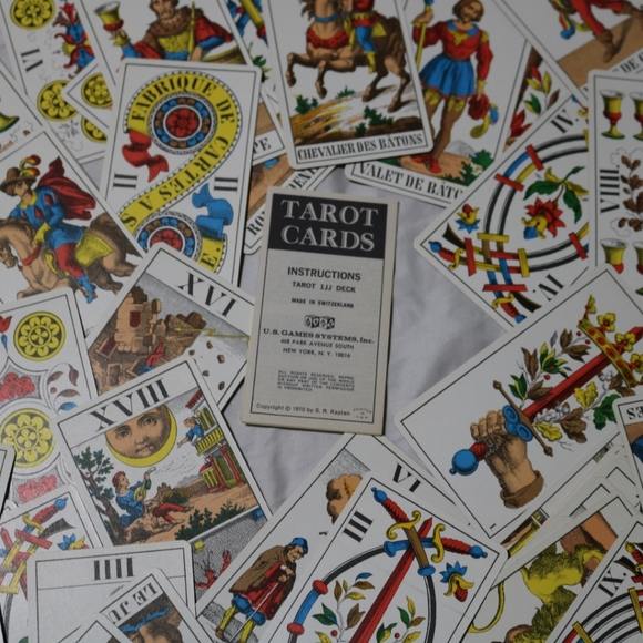 SOLD!!  VTG Tarot Card Deluxe Edition 1JJ Deck Switzerland - Picture 13 of 13